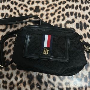 Black Tommy Hilfiger crossbody bag